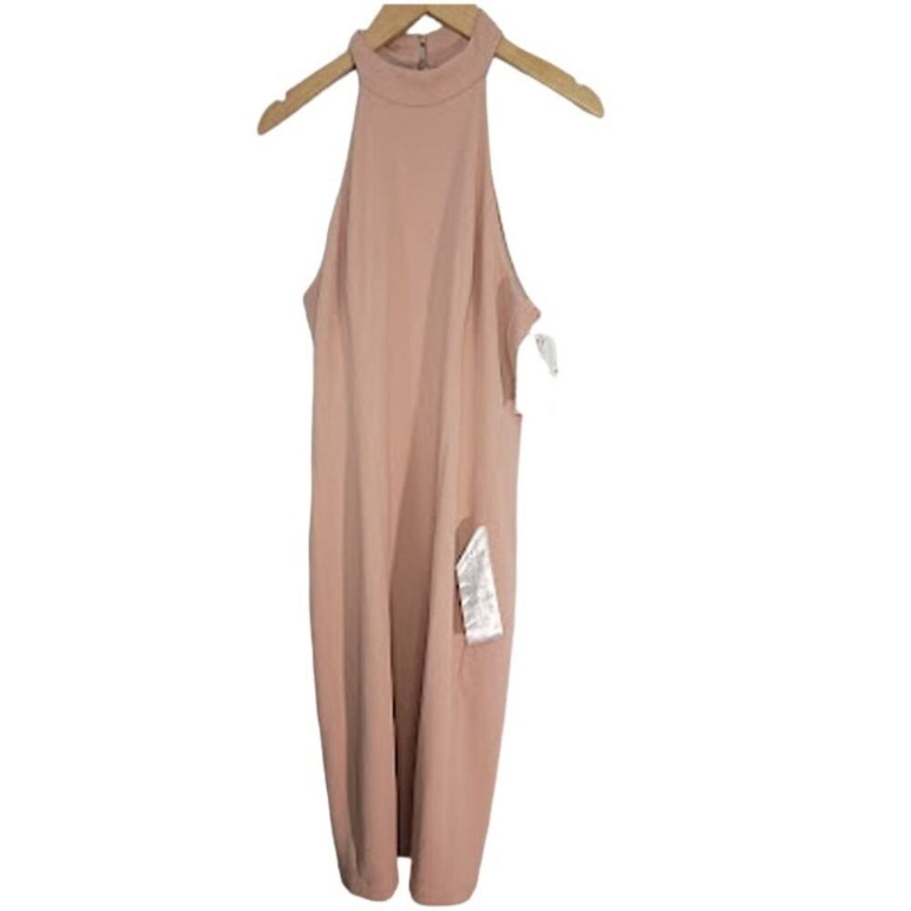 Dress the Population-NWT- Eden high neck Chiffon Dress- size Large - Picture 2 of 10